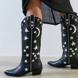 Moon & Stars Cowboy Boots